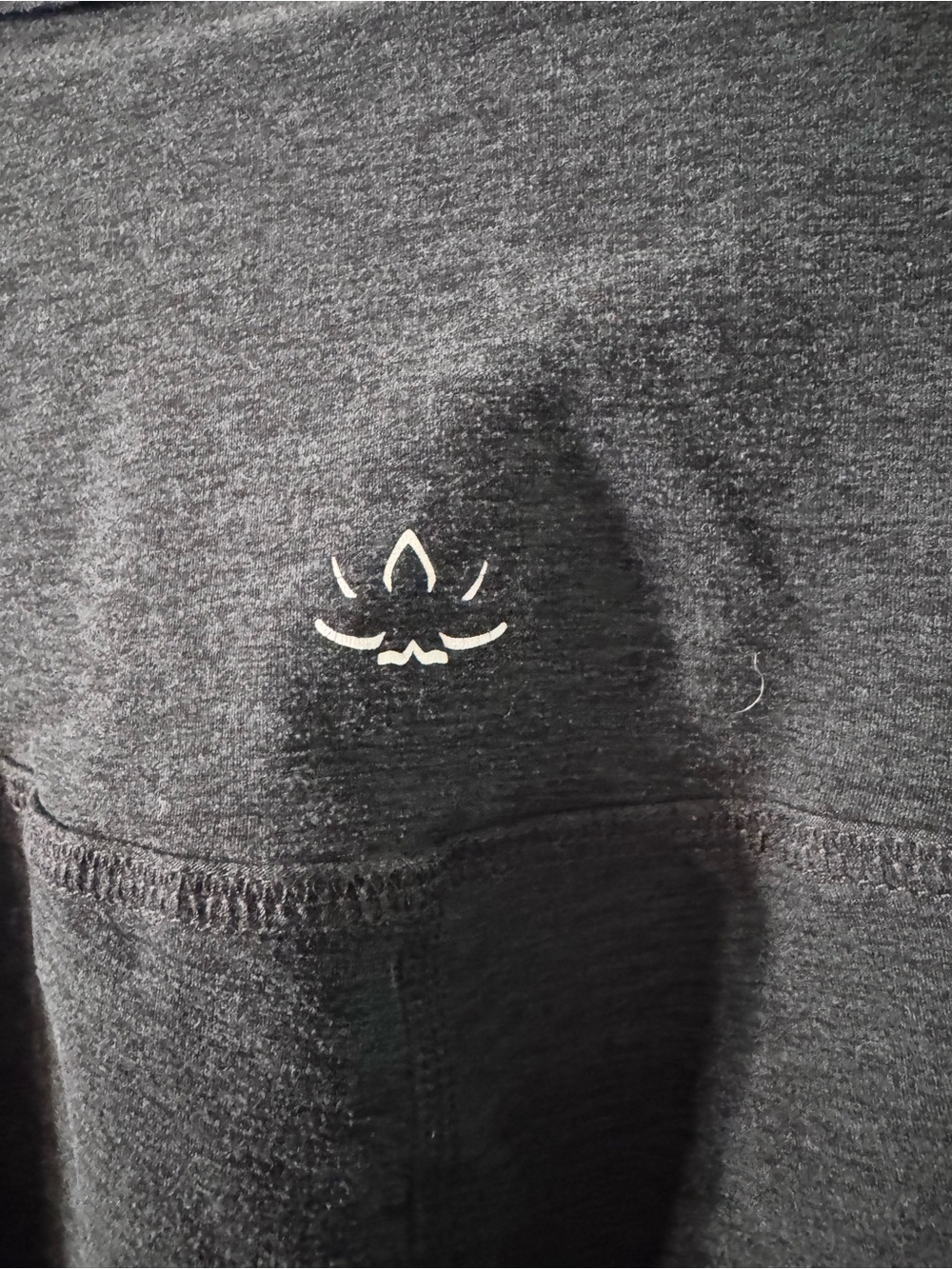 Beyond the Bump Black Logo Maternity Top - Picture 4 of 5